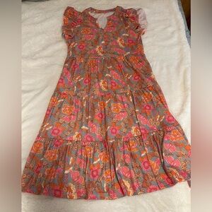 Anrabess Floral Tiered Dress | Size M